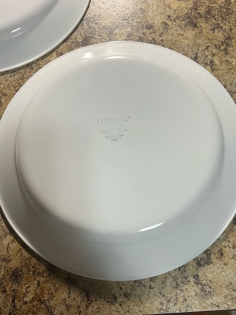 Vintage Corelle Floral Dinner Plates - Pink Rose Accent, Set of 5